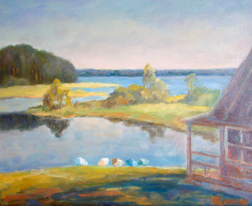 Morning on Lake Seliger