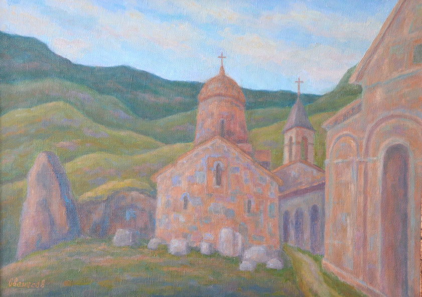В горах Карабаха. Монастырь Дадиванк
