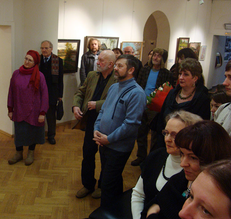 The exhibition in the gallery on the Sermon in 2012